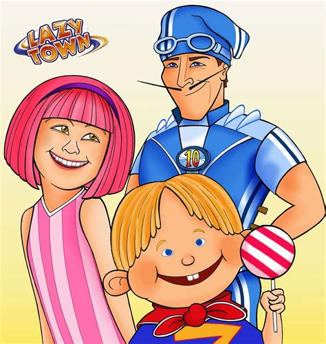 dibujos lazy town|More.